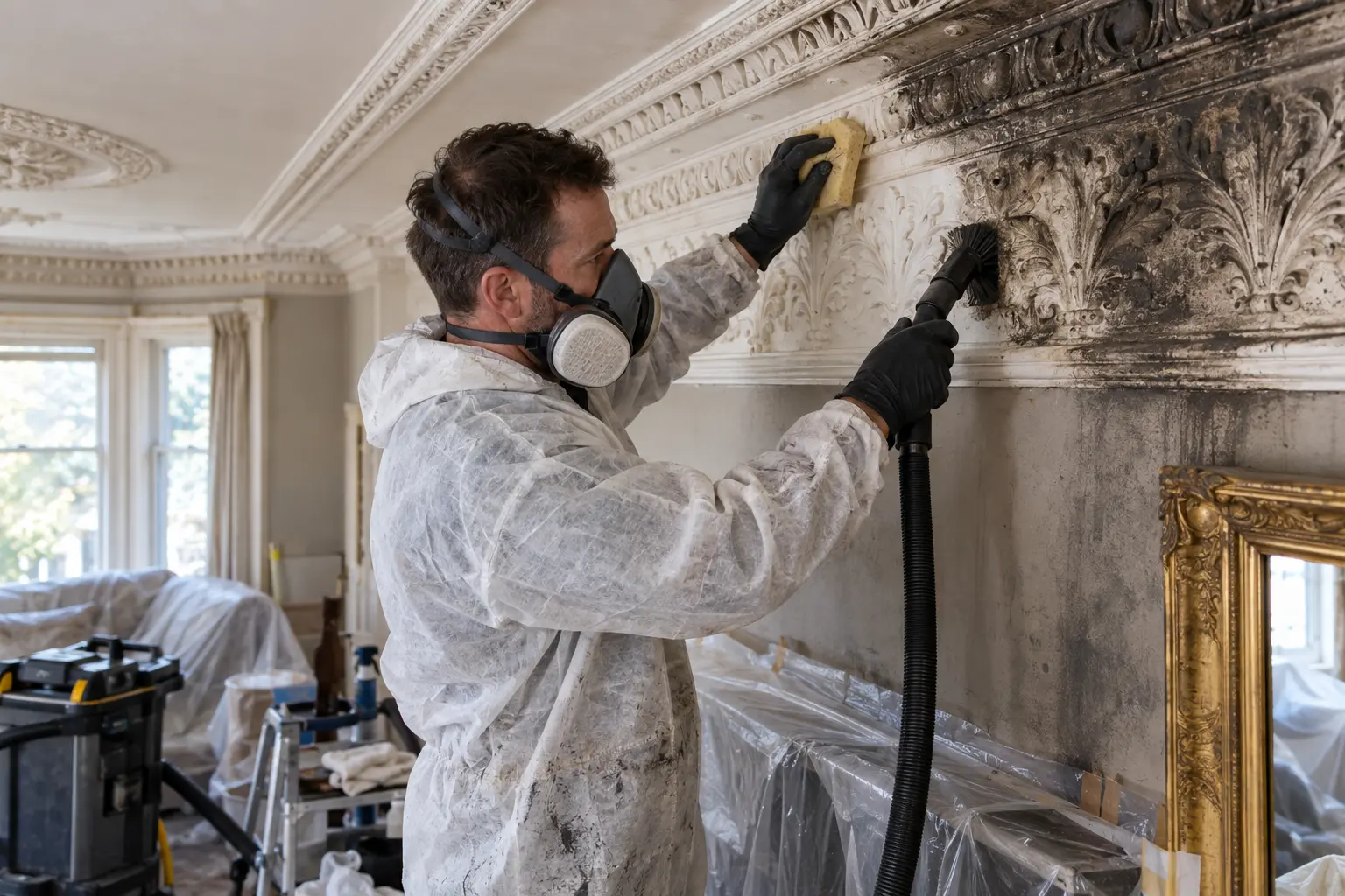 soot removal service photograph